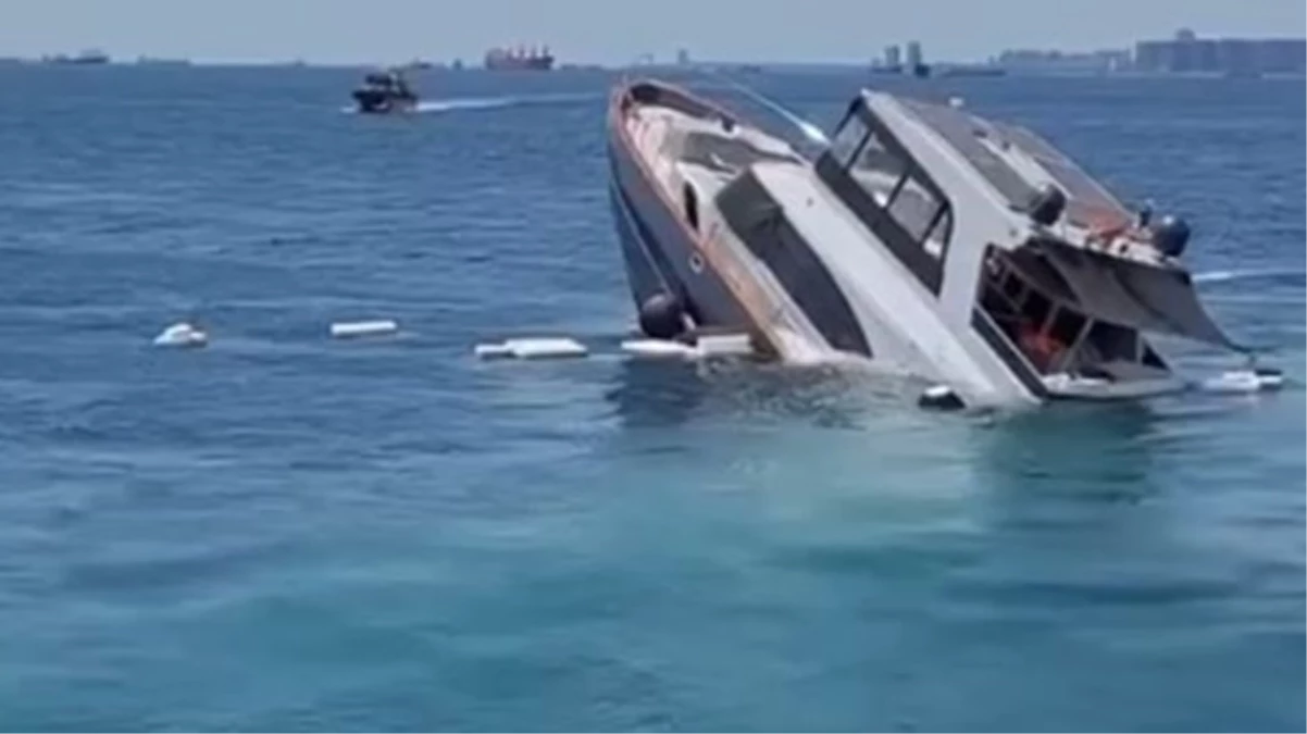 İstanbul’da tekne battı! 8 kişi son anda kurtarıldı