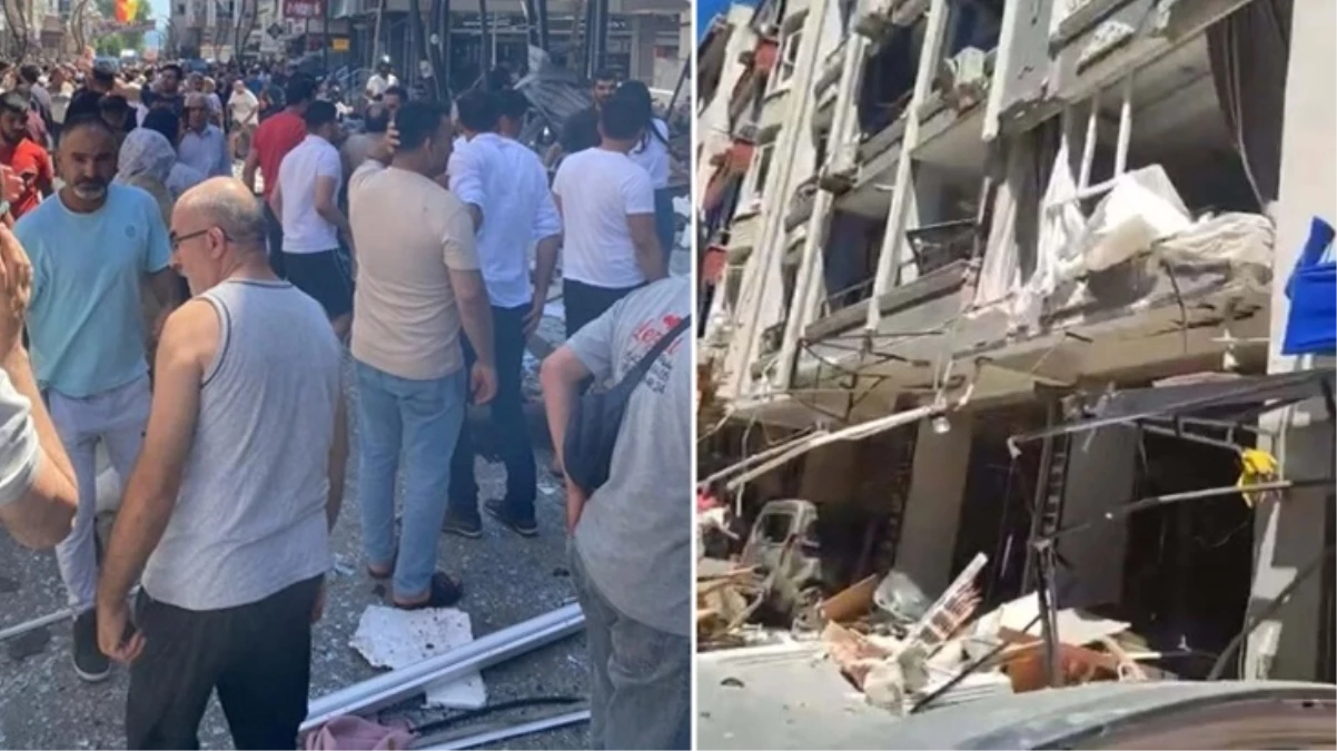 İzmir’deki doğal gaz patlamasından ilk görüntüler! Ortalık resmen savaş alanına döndü