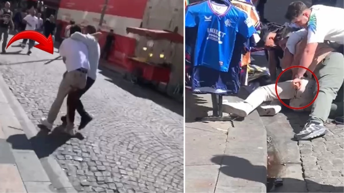 Mısır Çarşısı’nda kavga! Silah çeken kişiyi durdurmak için bıçakladı