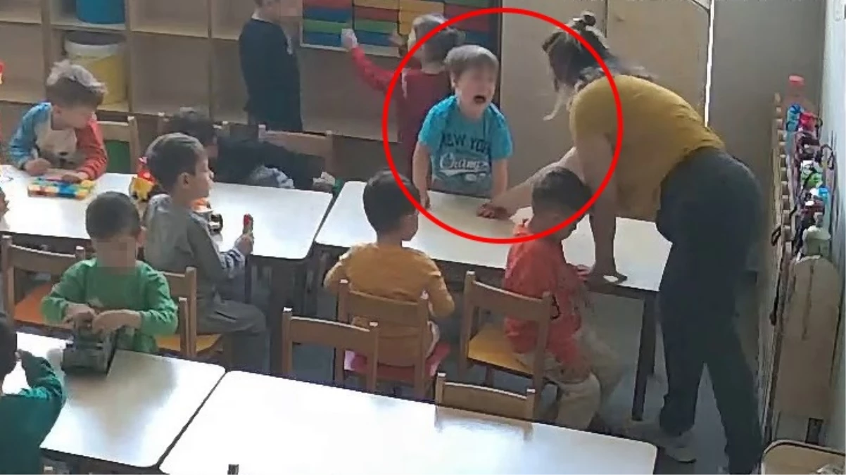 Bandırma Belediyesi’ne ait kreşte skandal! Güvenlik kamerasına yansıdı