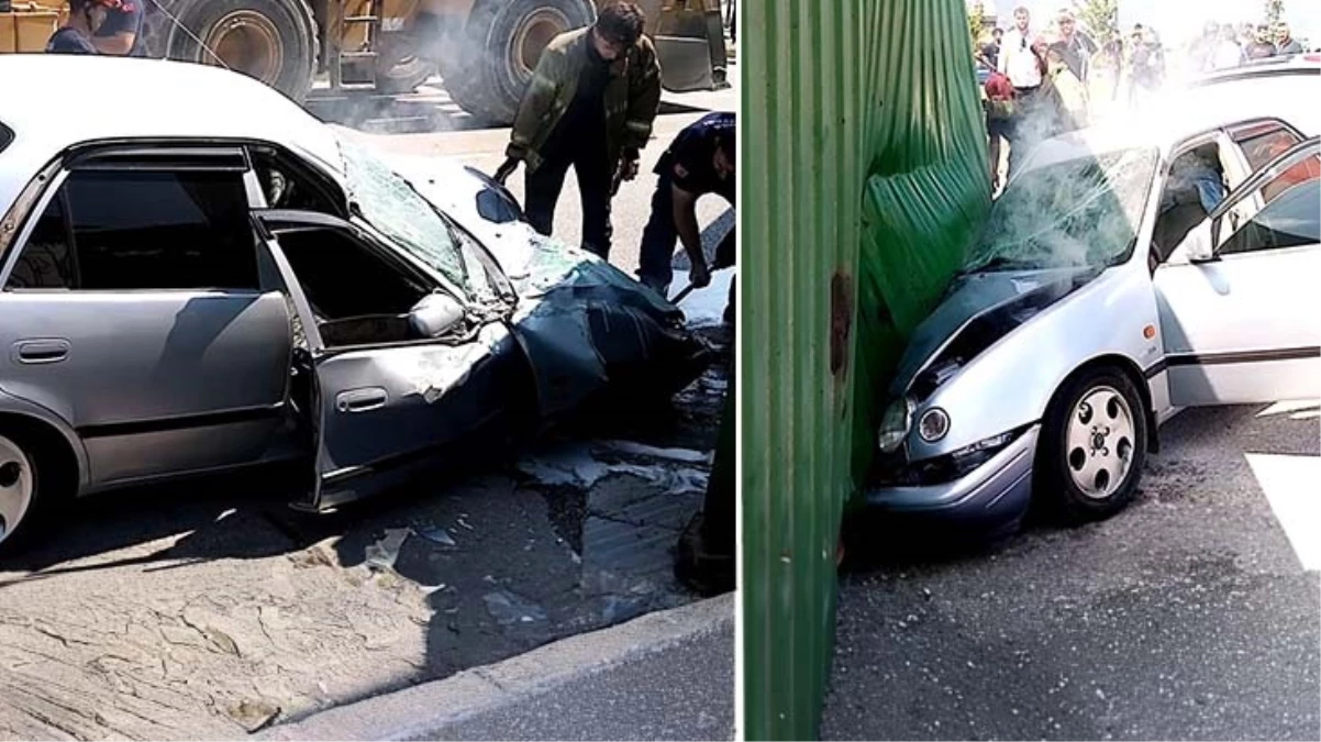 Kontrolden çıkan TIR, otomobilin üzerine devrildi: 1’i çocuk 2 yaralı