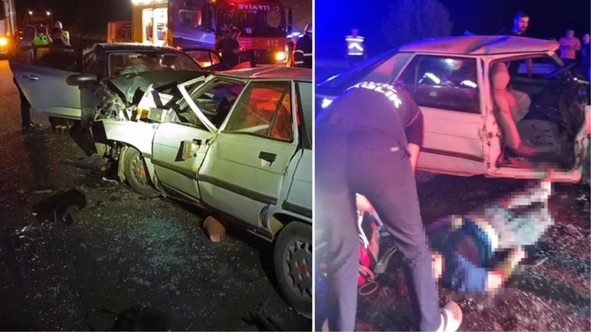 Otomobiller kafa kafaya çarpıştı! 2’si çocuk 3 kişi hayatını kaybetti, 10 kişi yaralandı