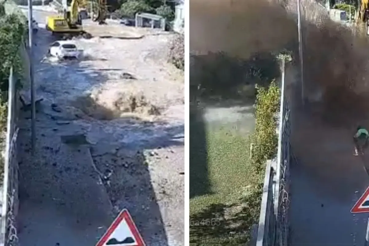 Bodrum’da su borusu patladı! Evleri su bastı, araçlarda hasar oluştu