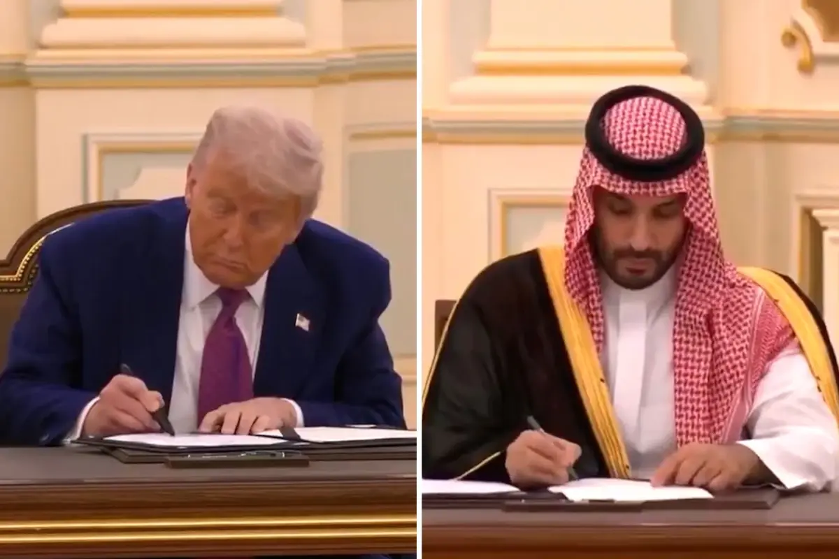 Trump’ın Suudi Arabistan ile tarihi silah anlaşmasını imzaladığı an